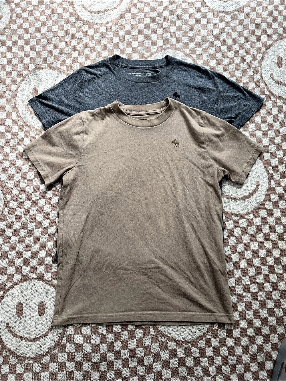 Abercrombie Kids - Boys Bundle Short Sleeve Tees Gray & Taupe